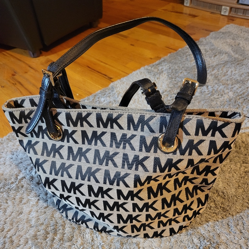 Michael Kors canvas tote